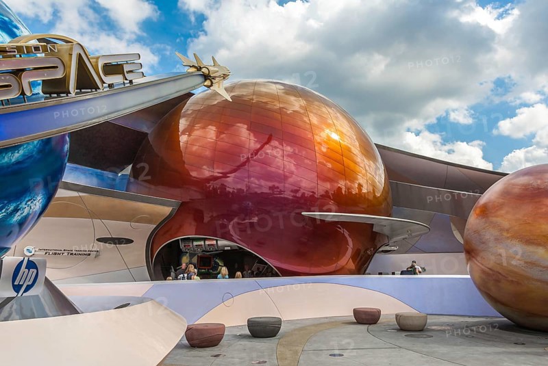 Mission Space ride in Epcot at Walt Disney World, Orlando, Florida, USA, United States of America, North America