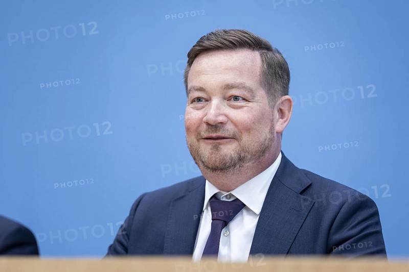 Uli Grötsch, Federal Police Commissioner to the German Bundestag, recorded during the presentation of the Police Commissioner's report at the Federal Press Conference in Berlin, 27 June 2024