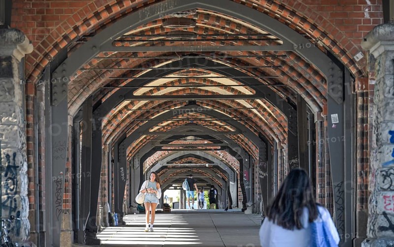 Oberbaum Bridge, Friedrichshain, Berlin, Germany, Europe