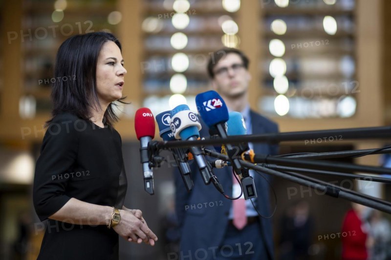 Annalena BÃ¤rbock (Alliance 90/The Greens), Federal Foreign Minister, photographed at the Foreign Affairs Council in Brussels, 18 March 2024. Photographed on behalf of the Federal Foreign Office