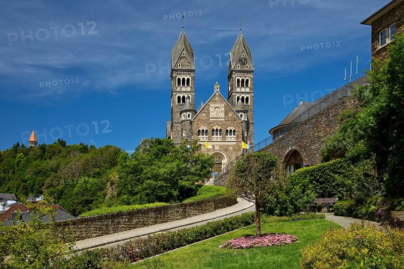 Roman Catholic parish church in Clerf or French Clervaux or Luxembourgish CliÃ¤rref or Klierf, Duchy of Luxembourg