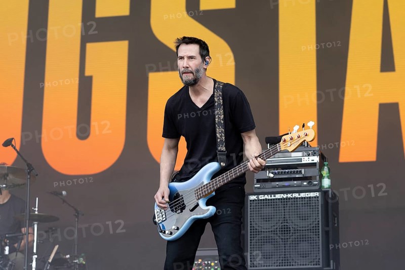 Adenau, Germany, 8.6.2024: Dogstar (bass, Keanu Reeves) play at Rock am Ring. The festival takes place at the Nürburgring race track near the town of Adenau from 7 - 9 June 2024, Europe