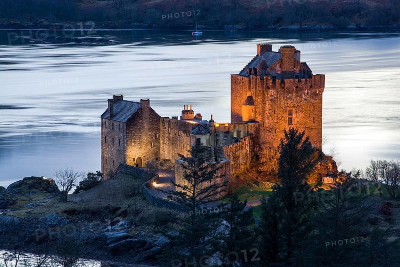 Eilean Donan Castle, a castle near Dornie in the Scottish Highlands, Scotland, United Kingdom, Europe