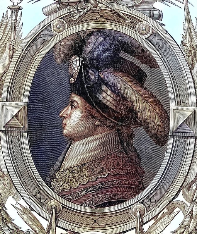 Philippe-Antoine Merlin (born 30 October 1754 in Arleux died 26 December 1838 in Paris) was a politician during the French Revolution, the Consulate and the First Empire, Historical, digitally restored reproduction from a 19th century original, Record date not stated