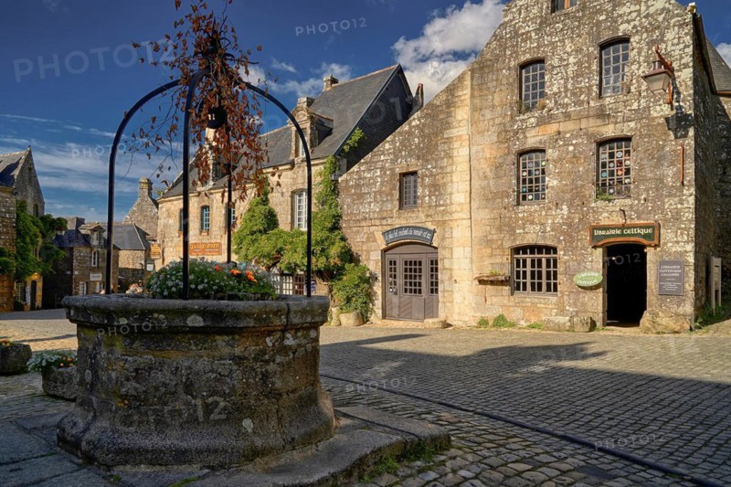 France, Brittany, Locronan, A small community in the west of France, Well, former Celtic settlement, Europe