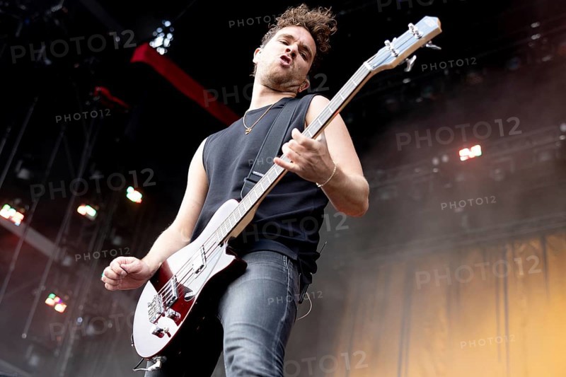 Adenau, Germany, 7 June 2024: Royal Blood (Mike Kerr, vocals, bass) play at Rock am Ring. The festival takes place at the Nürburgring race track near the town of Adenau from 7 - 9 June 2024, Europe