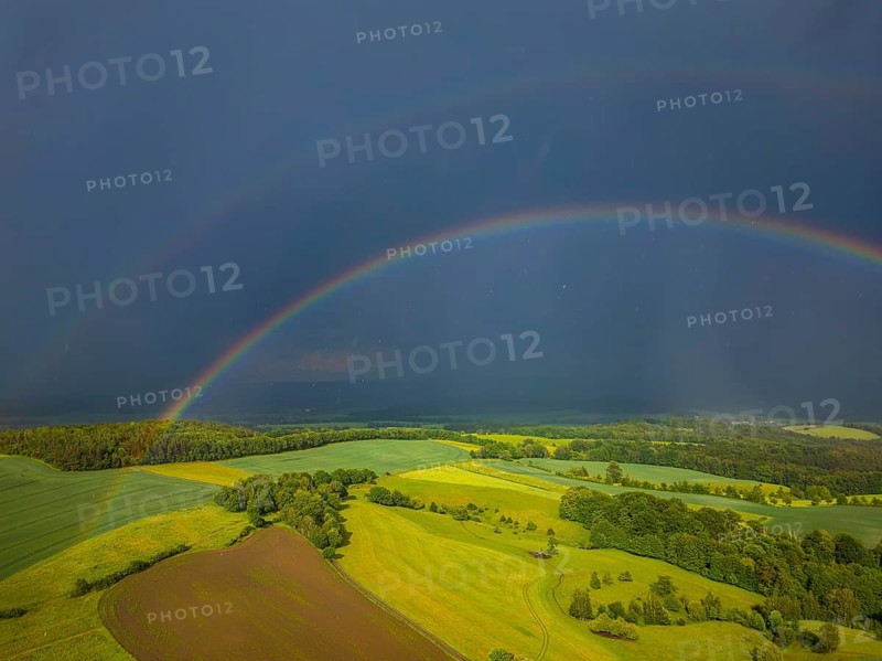Storm on the Triebenberg near Dresden, Dresden, Saxony, Germany, Europe