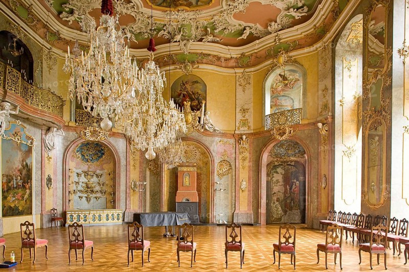 State rooms at Heidecksburg Castle