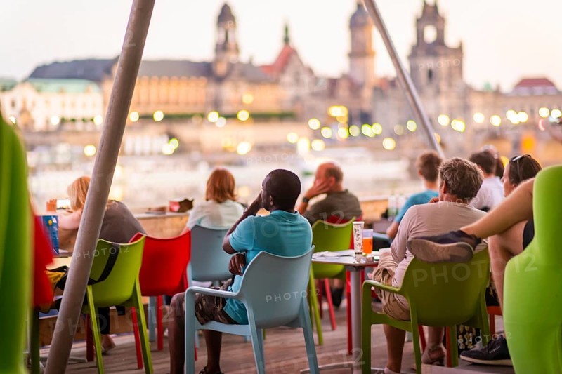 The Film Nights on the banks of the Elbe are Germany's largest open-air cinema festival. They have taken place every summer since 1991 on the NeustÃ¤dter Elbufer in Dresden and have attracted over 200, 000 viewers in recent years. In 2021 the film nights will start with the Radeberger Fimnacht and 60 Years of Bond: No Time to Die