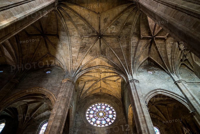 Church, interior view, Iglesia de San Vicente, San Sebastian, Donostia, Basque Country, Northern Spain, Spain, Europe
