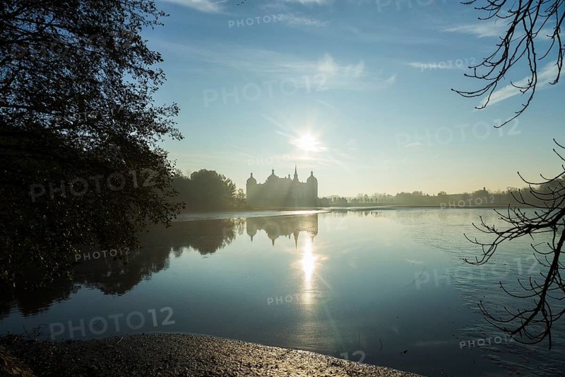 Fishing of the castle pond in Moritzburg