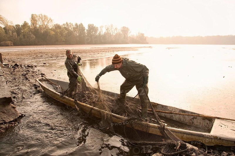 Fishing of the large pond in BÃ¤rnsdorf
