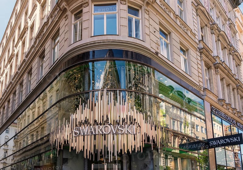 Swarovski shop, KÃ¤rntner StraÃŸe, Vienna, Austria, Europe