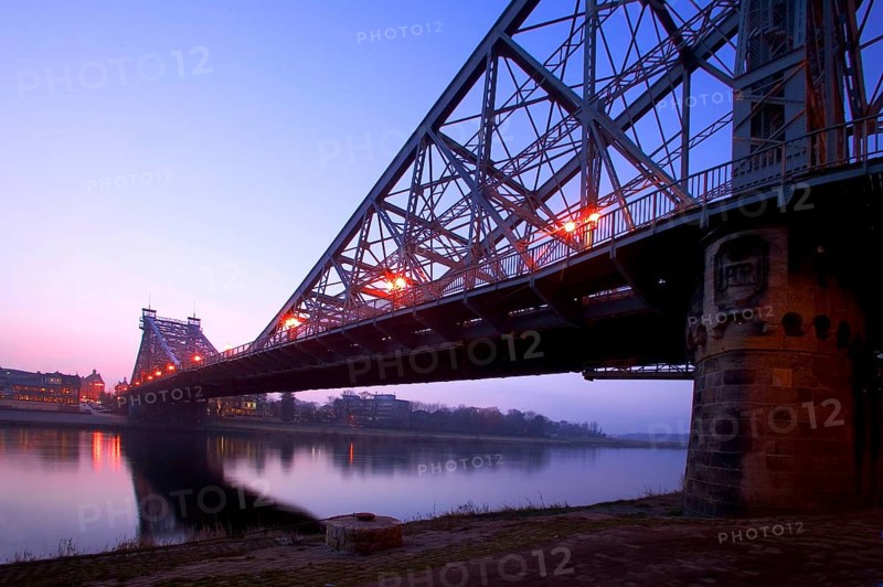 Elbe Bridge Blue Wonder