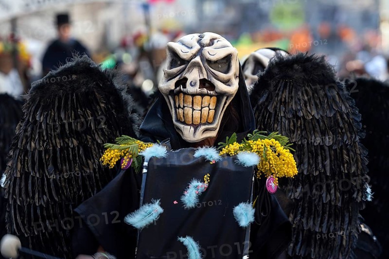 Basler Künstlerlarven, masks, Basler Fasnet parade, Basler Fasnacht, Basel, Switzerland, Europe