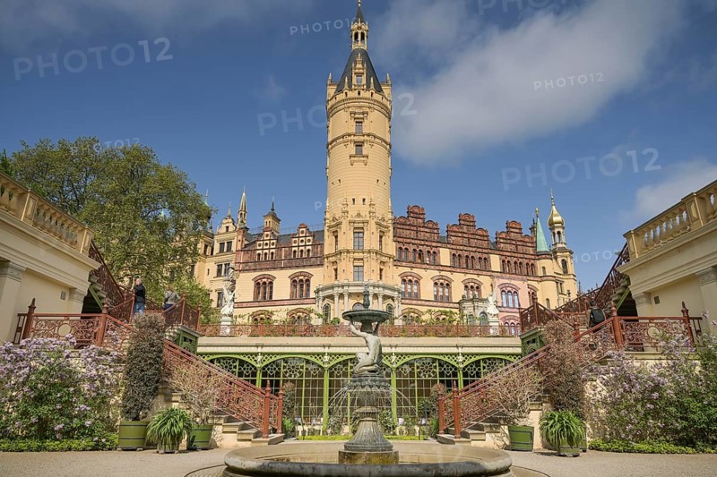 Orangery, Castle Garden, Schwerin Castle, State Parliament, Schwerin, Mecklenburg-Vorpommern, Germany, Europe