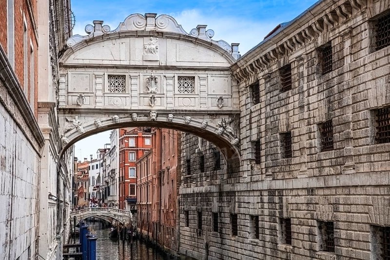Bridge of Sighs, Ponte dei Sospiri, Venice, Veneto, Italy, Europe