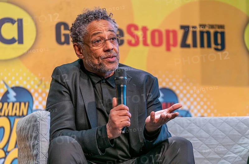 DORTMUND, GERMANY, December 8th 2019: Giancarlo Esposito (*1958, American film and television actor, Breaking Bad, Better Call Saul, The Mandalorian) talks about his experiences in the movie industry at German Comic Con Dortmund