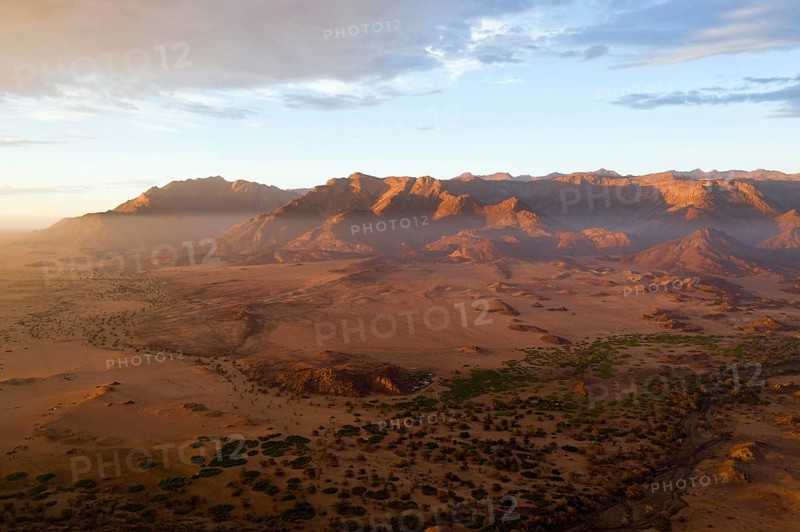 Ugab River and Brandberg, Erongo, Namibia, Africa