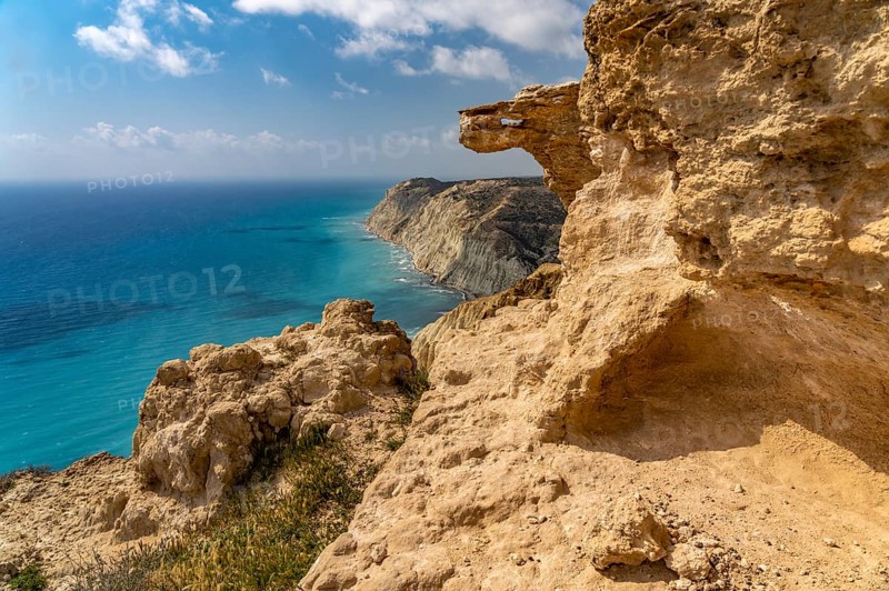 The cliffs of Cape Aspro near Pissouri, Cyprus, Europe