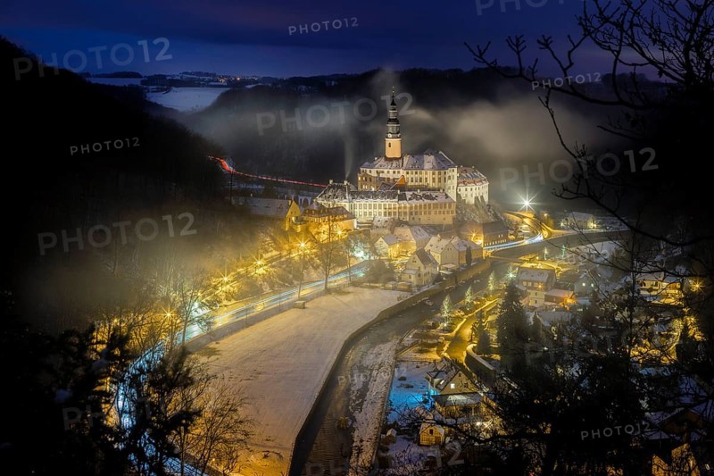 Weesenstein Castle in Winter