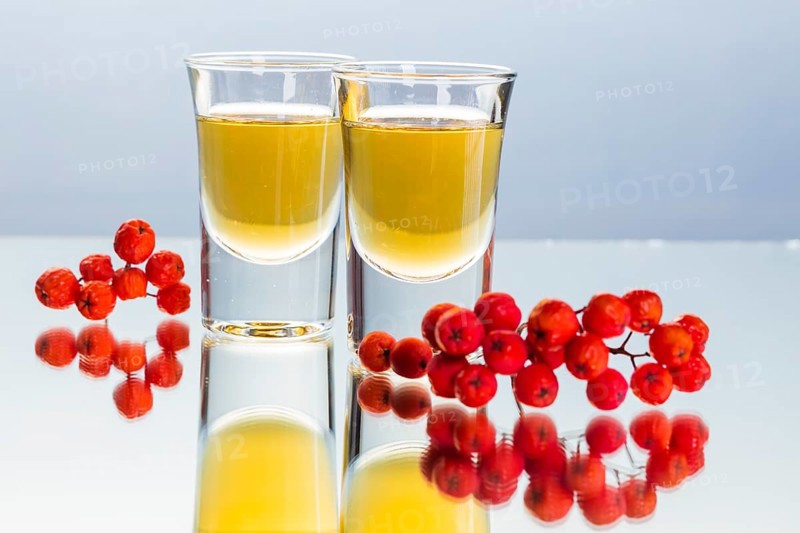 Spirits from the Ore Mountains, here the rowanberry schnapps