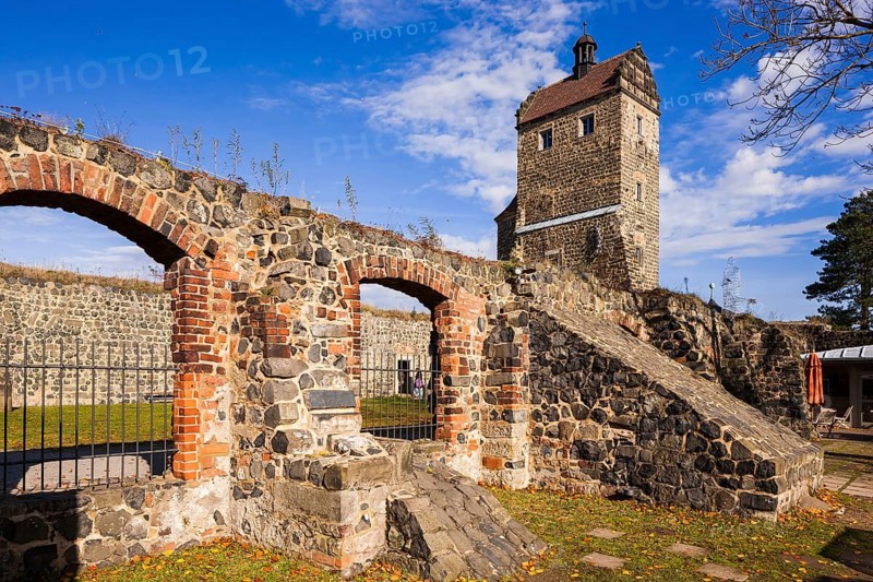 Stolpen Castle in autumn
