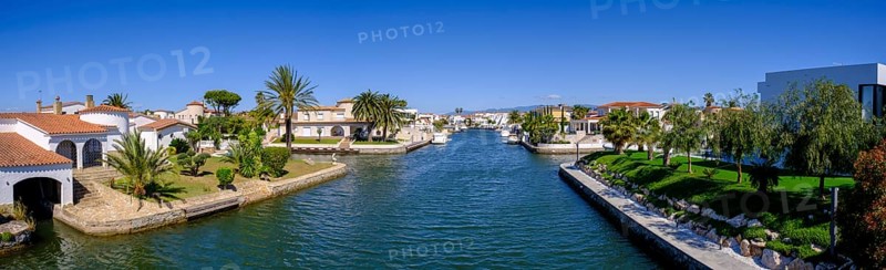Marina, Empuriabrava, Gulf of Roses, near Girona, Catalonia, Costa Brava, Spain, Europe