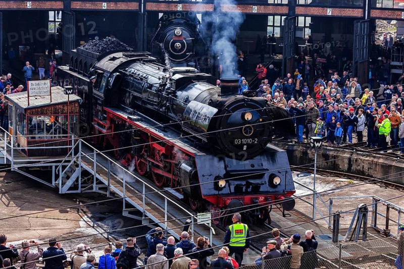 Dresden Steam Locomotive Meeting, 11 to 13 April 2014, around the Dresden-Altstadt depot, Numerous steam locomotives from all over Germany will be presenting themselves. The Dresden-Altstadt depot is a former railway depot in Dresden. Today, only a few parts of the original facilities remain. Today, the Dresden-Altstadt Railway Museum is located there