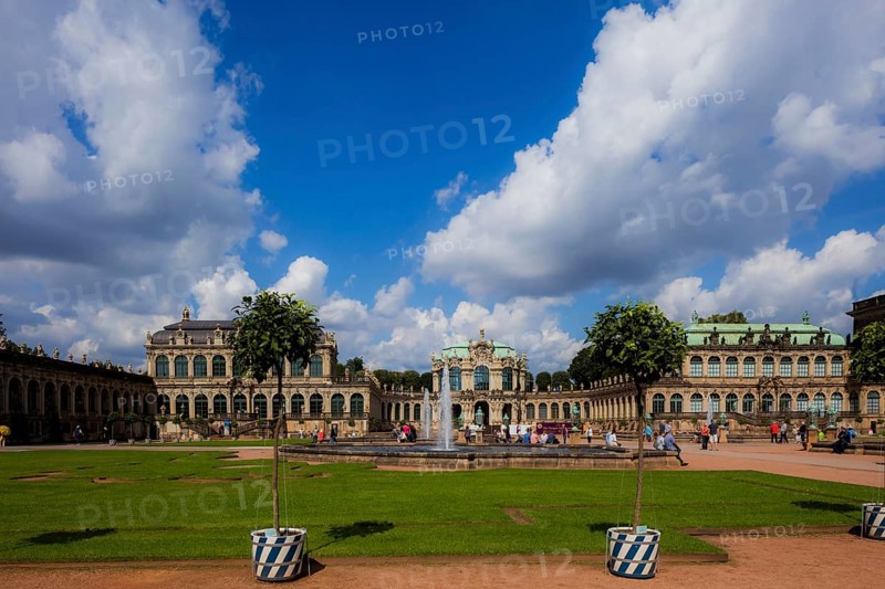 Dresden Zwinger Lemon Trees in the Pleasure Garden