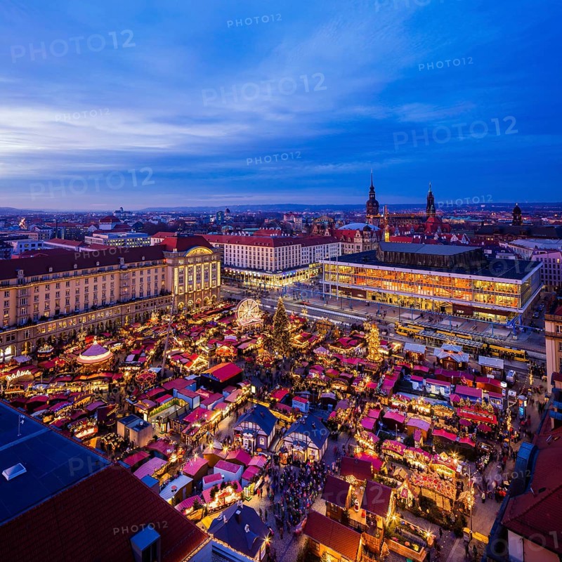 The Dresden Striezelmarkt, which has been held since 1434, is the oldest Christmas market in Germany and takes place on the Altmarkt. In 2009 the market was redesigned, a special landmark is for example the world's largest Schwibbogen. In 2020, the market was cancelled due to the Corona crisis