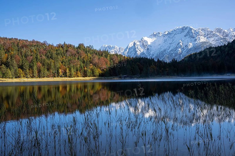At the Ferchensee lake near Mittenwald
