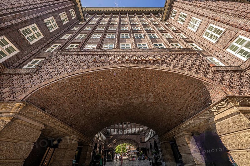 Chilehaus from the outside, Hamburg, Germany, Europe