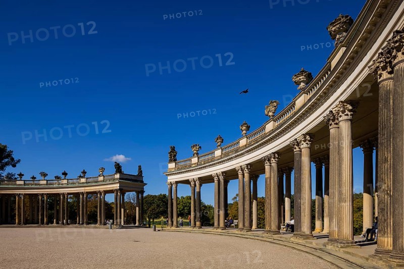Sanssouci Palace, Royal Summer Palace with 18th century furniture and famous vineyard terraces