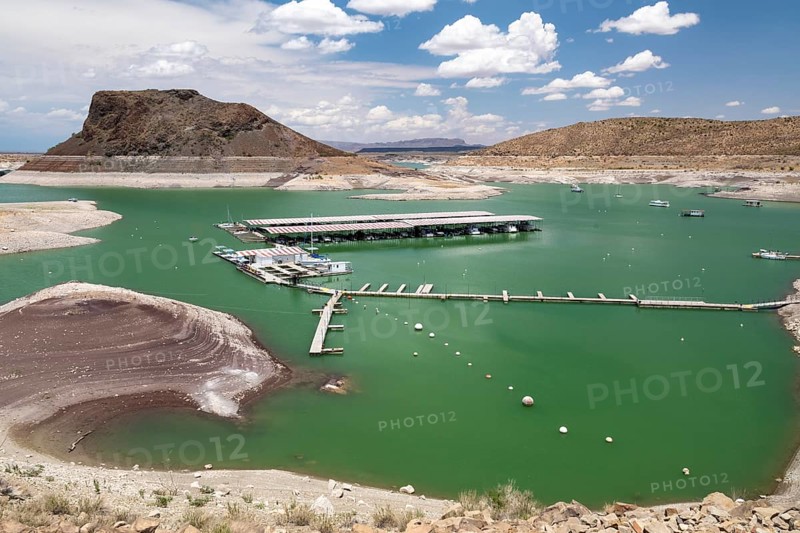 Truth or Consequences, New Mexico, The Elephant Butte reservoir on the Rio Grande holds water for southern New Mexico and western Texas, but is only 7% full due to the drought in the southwestern United States