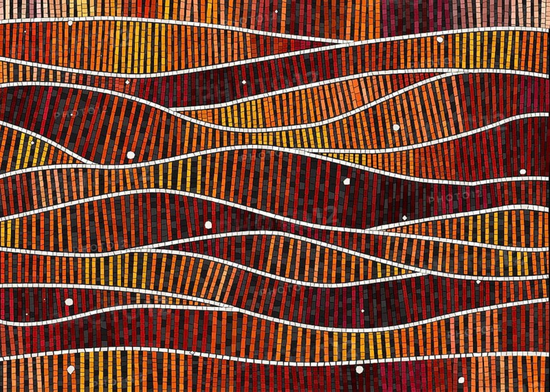 Abstract pattern, vector mosaic background