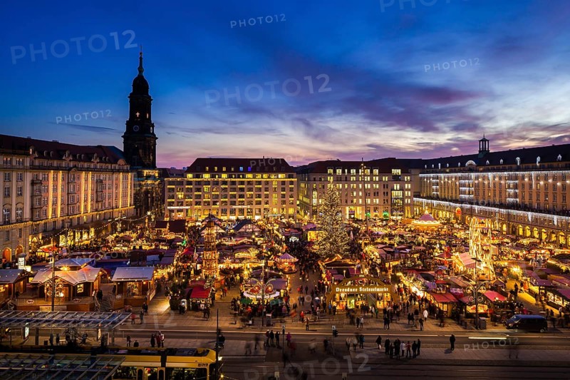 The Striezelmarkt, which has been held since 1434, is the oldest Christmas market in Germany and takes place on the Altmarkt. In 2009 the market was redesigned, a special landmark is for example the world's largest candle arch