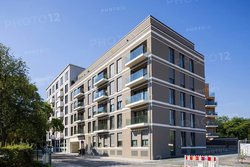 First building of the new development of the former Robotron site on Bürgerwiese completed and occupied, Robotron Areal, Dresden, Saxony, Germany, Europe