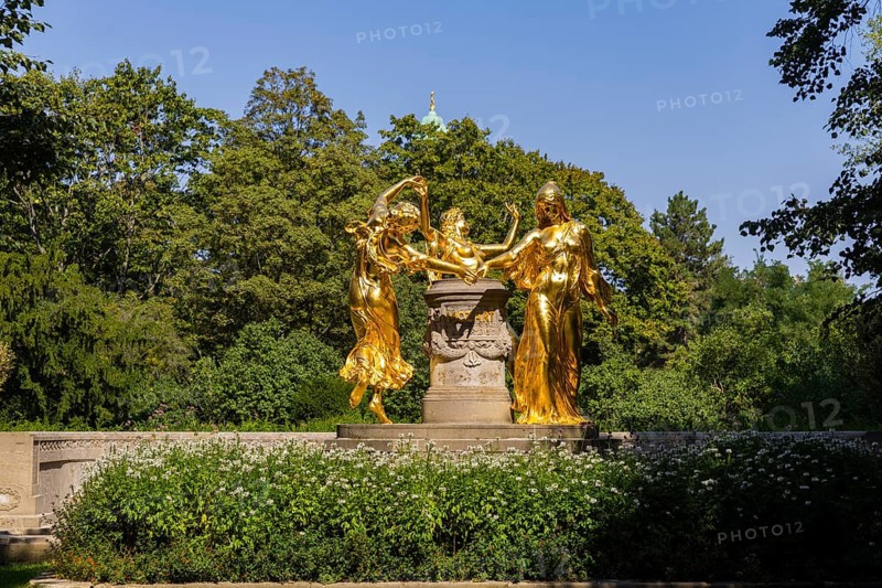 The Mozart Fountain is a fountain in the Bürgerwiese landscape garden in the Seevorstadt-Ost/Grosser Garten district of Dresden. It is a listed building, Bürgerwiese in Dresden, Dresden, Saxony, Germany, Europe