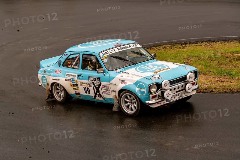 ADAC Eifel Rally Festival 2023, Ford Escort RS 1600, Vulkaneifel, Rhineland-Palatinate, Germany, Europe