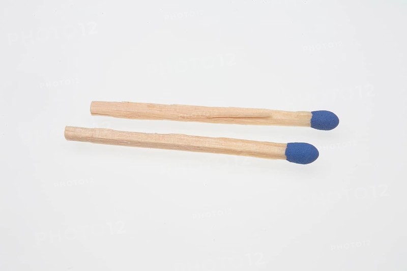 Matches, Matches, Safety matches with blue ignition head