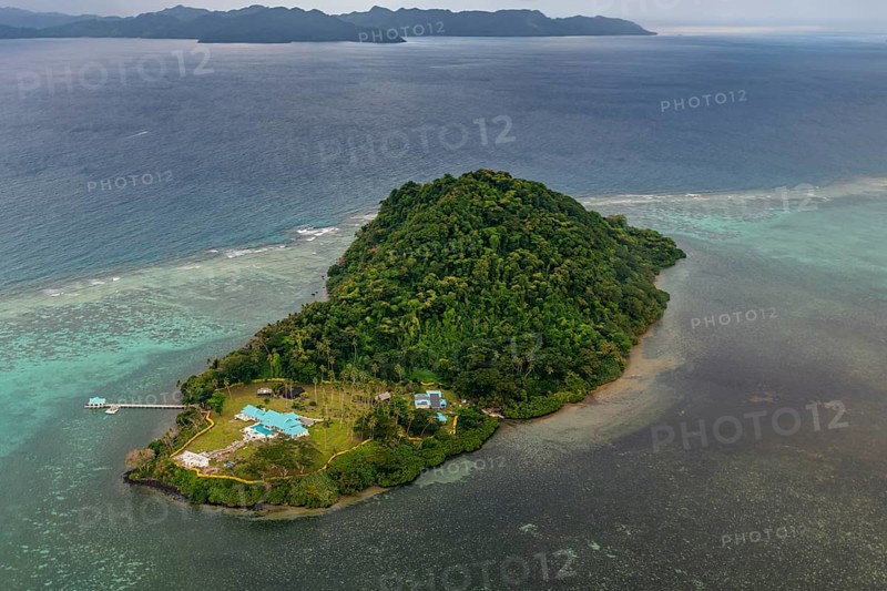 Little islet of the coast of Taveuni, Fiji, South Pacific, Oceania