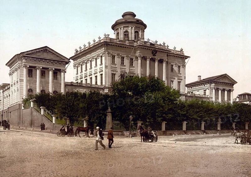 Rumjanzoff, Rumiantsev, Museum, Moscow, Russia, c. 1890, Historic, digitally enhanced reproduction of a photochrome print of the period, Europe