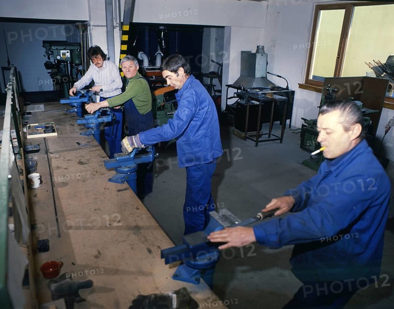 DEU, Germany: The historical slides from the times 80-90s events and persons from politics, culture, working life, medicine etc. Dortmund. Further education. 80s