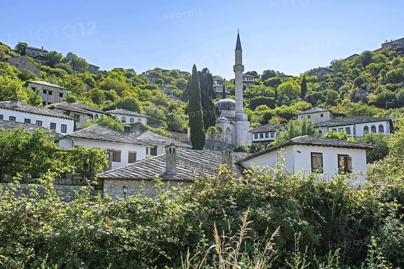 ?i?man Ibrahim Pa?a mosque, Had?i-Alija mosque in the old village Po? itelj in the town? apljina, Herzegovina-Neretva Canton, Bosnia and Herzegovina, Europe