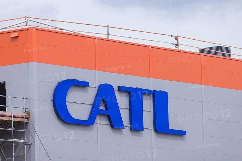 Battery plant of the Chinese company CATL in Arnstadt, Thuringia