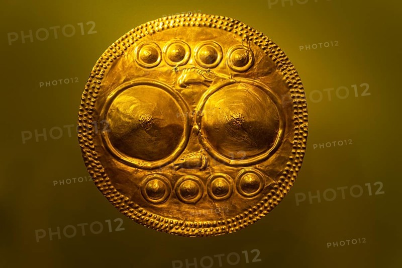 Artefacts in the gold museum, Bogota, Colombia, South America