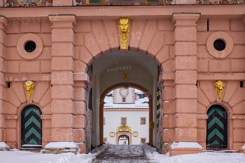 Augustusburg Hunting Lodge in the wintry Ore Mountains
