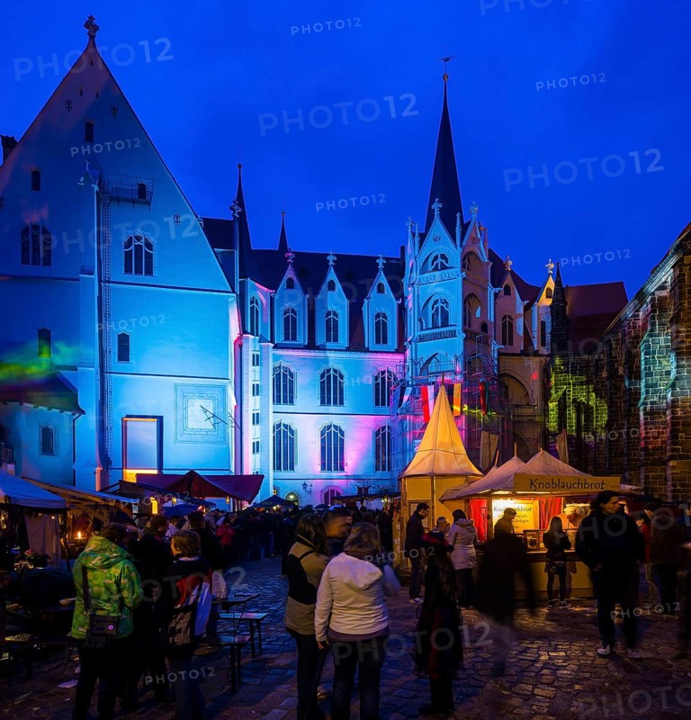 Medieval market at the Albrechtsburg in Meissen