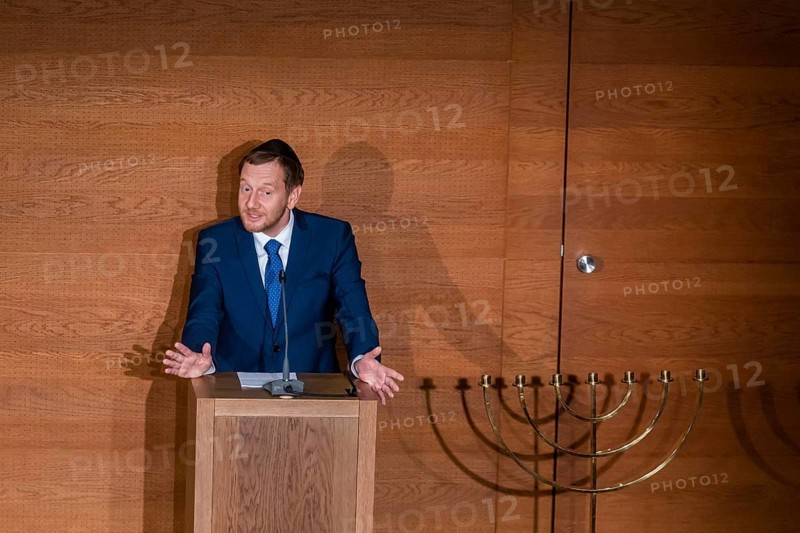 Ceremony 20th anniversary of the consecration of the New Synagogue Dresden Greeting by Michael Kretschmer, Minister President of the Free State of Saxony